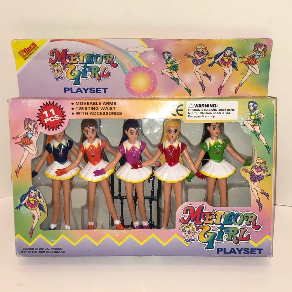90s Vintage Meteor Girl knock off of Sailor Moon